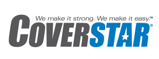 Coverstar Logo - We make it strong. We make it easy. (TM symbol)