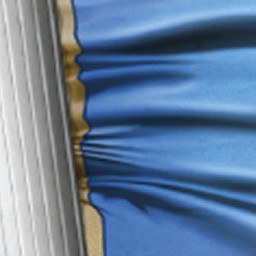 bunching of webbing on pool cover