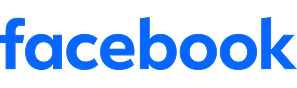 The word facebook is written in lowercase blue letters using a clean, sans-serif font on a light gray background.