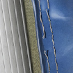 webbing and stitching wear on pool cover