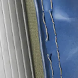 webbing and stitching wear on pool cover
